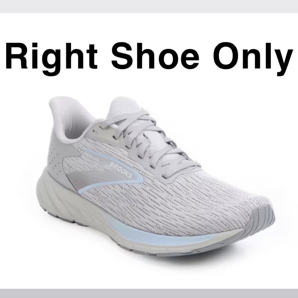Brooks Ghost 15 Grey Purple Running Shoes Womens 7.5 Medium Right Shoe Only **